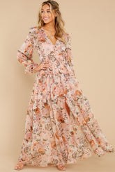 Prosperous Floral Chiffon Boho Maxi Dress - FINAL SALE Ins Street